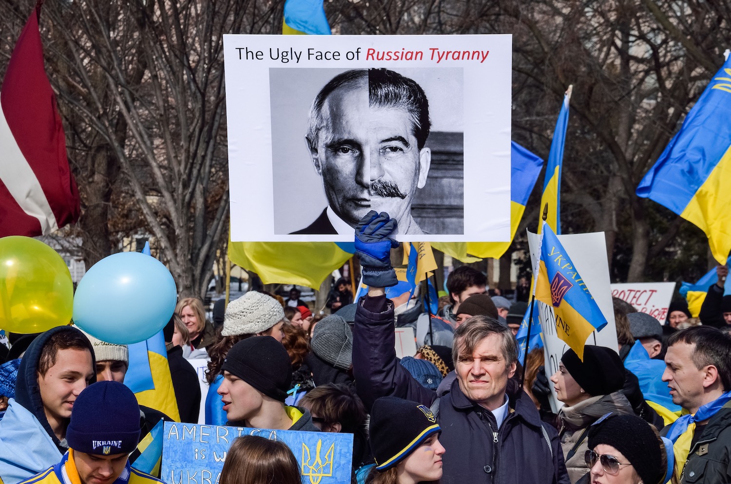 διαδήλωση Ουκρανών