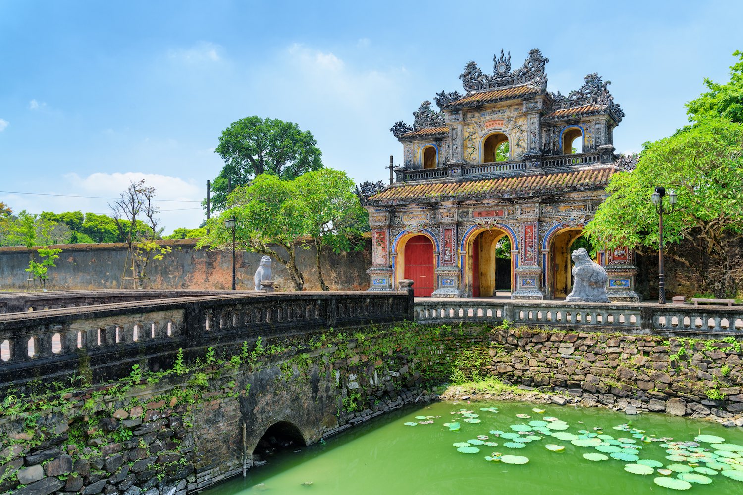 Wonderful view of the East Gate (Hien Nhon Gate), Hue