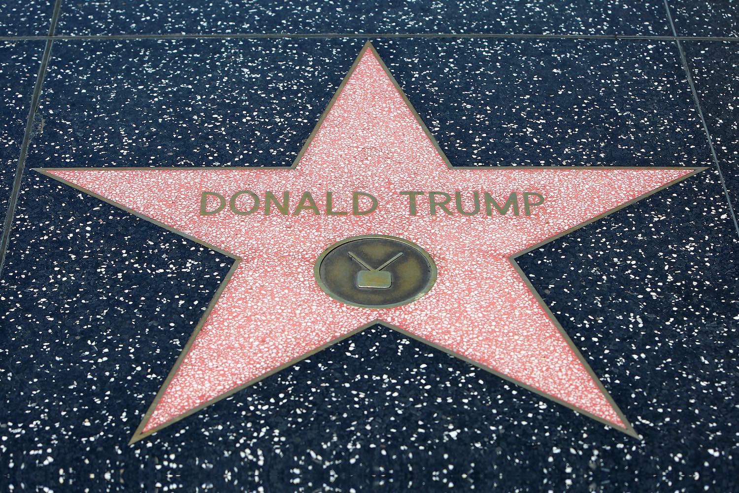 Donald Trump Hollywood Star