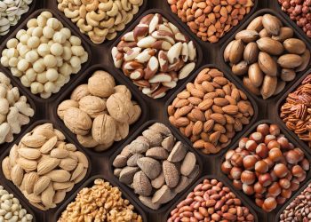 διάφοροι ξηροί καρποί