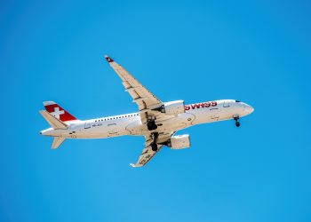 αεροπλάνο της swiss air