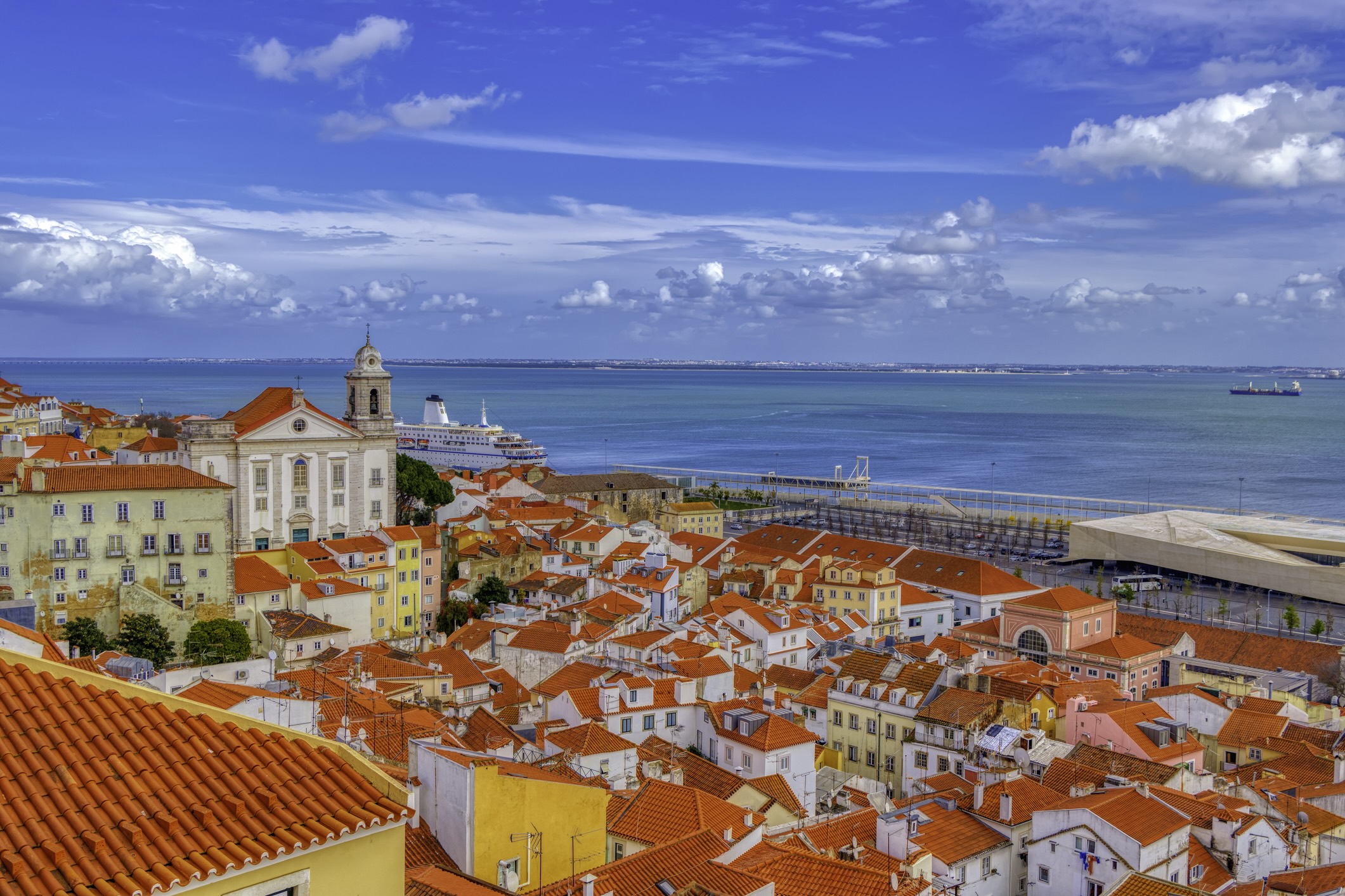 πανοραμική θέα της Λισαβόνας