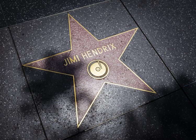 αστέρι του Jimi Hendrix