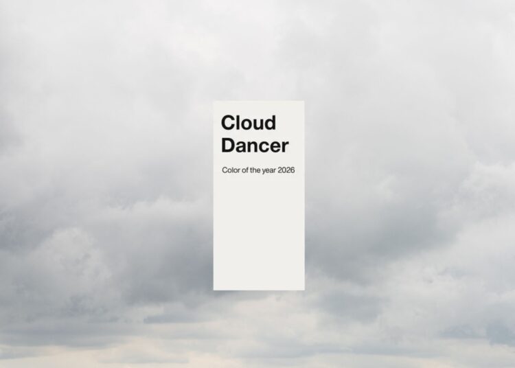 Cloud dancer: Το χρώμα της χρονιάς για το 2026
