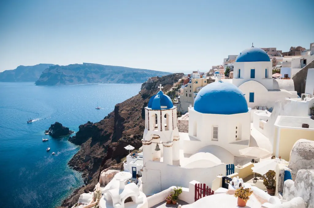 Οία Σαντορίνη θέα καλντέρα